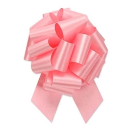 BERWICK OFFRAY Berwick Offray 20733 4 in. Pull Bow Ribbon - Pastel Pink 20733